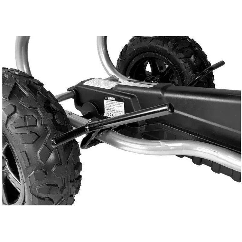 LEAN CARS Pedaaliga Go Kart B012 Täispuhutavate Ratastega Sinine