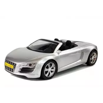 LEAN TOYS Mänguauto Kabriolett Hõbedane 1:18