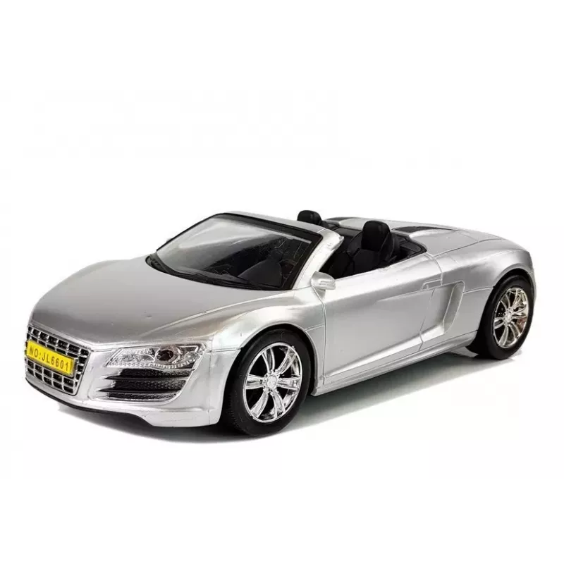 LEAN TOYS Mänguauto Kabriolett Hõbedane 1:18