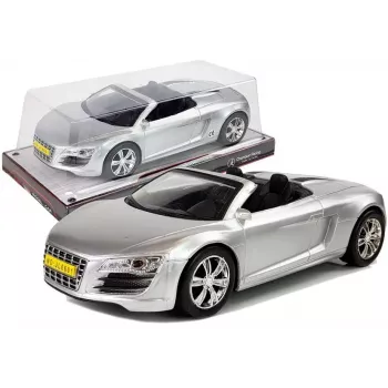 LEAN TOYS Mänguauto Kabriolett Hõbedane 1:18