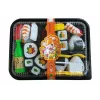 LEAN TOYS Laste sushikomplekt söögiriistadega - 27-osaline puidust mängutoit
