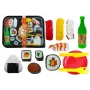 LEAN TOYS Laste sushikomplekt söögiriistadega - 27-osaline puidust mängutoit