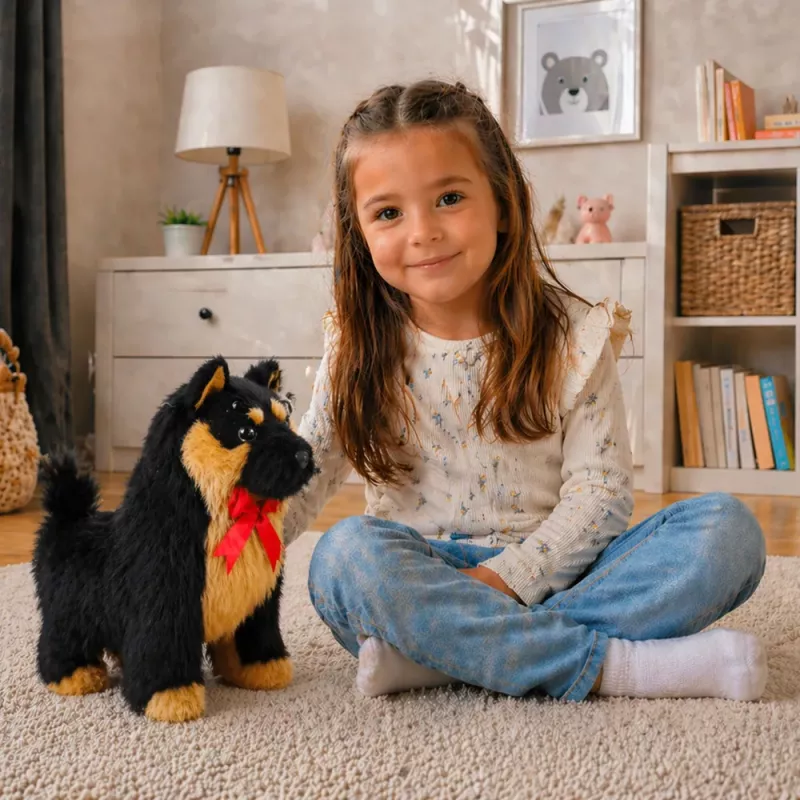 LEAN TOYS Interaktiivne saksa lambakoer liigub, haugub