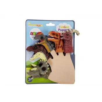 LEAN TOYS Sõrmenukud Dinosaurused 5 tk