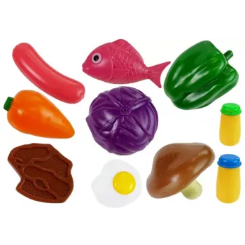 LEAN TOYS Köögikomplekt Nõud 22-osaline