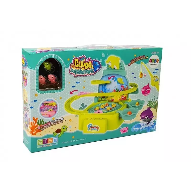 LEAN TOYS Set for Fishing Pink