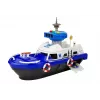 LEAN TOYS Police Transport Boat with Cars, Sounds and Lights