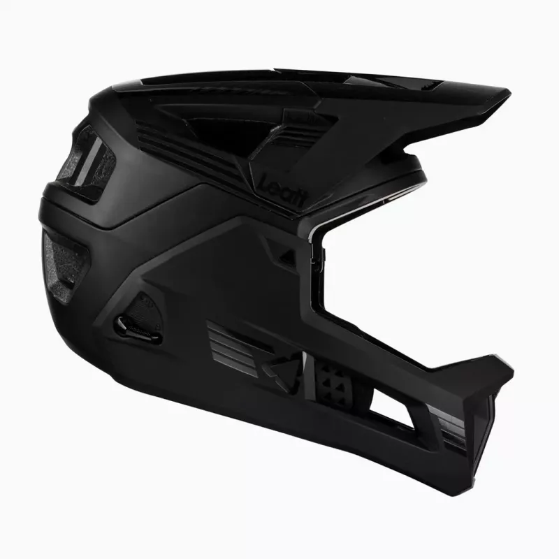 LEATT MTB Enduro 4.0 V23 Jalgrattakiiver eemaldatava lõuakaarega, suurus L, must