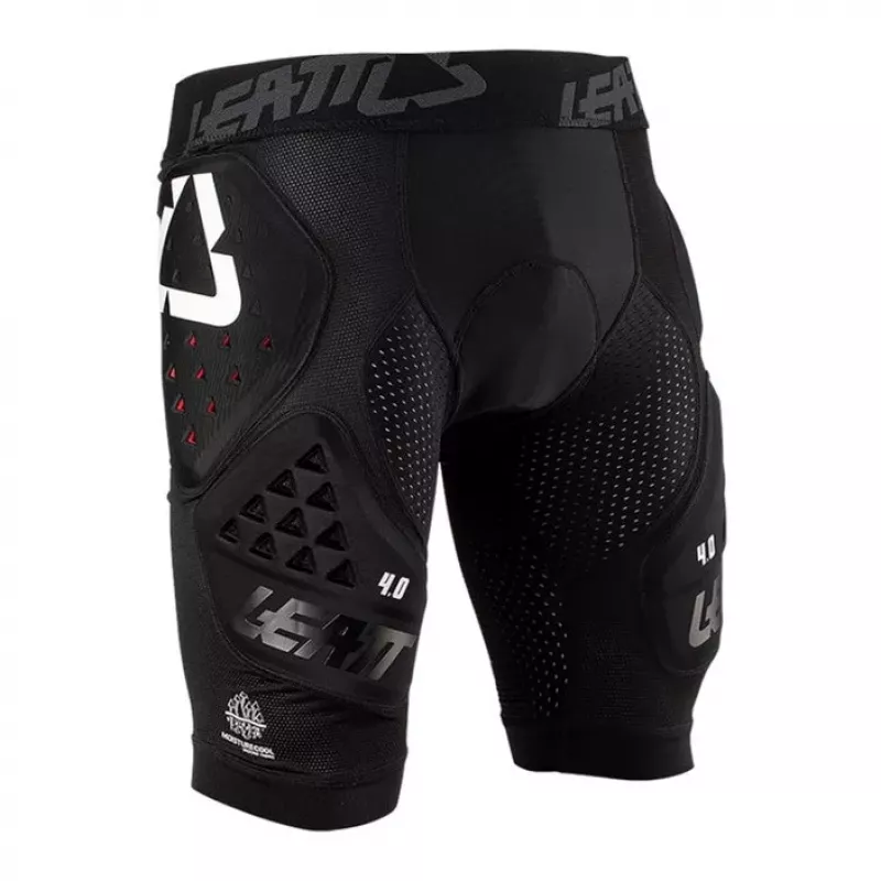 LEATT Impact Shorts 3DF 4.0 Kaitsvad Lühikesed Püksid, Suurus M, Must