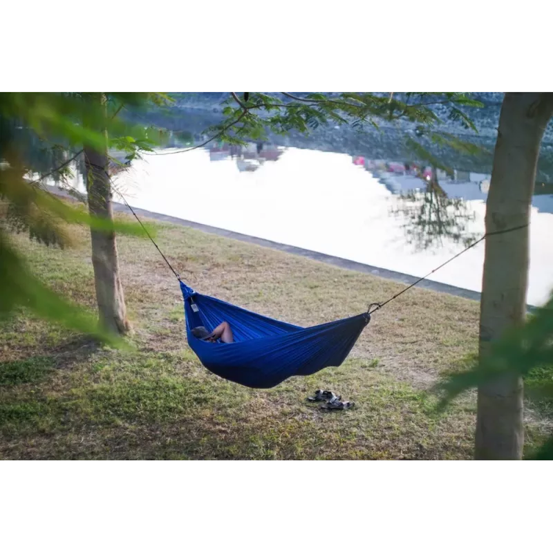 Ticket To The Moon TRAVEL HAMMOCK - Kompaktne rippkiik 2 inimesele, nailon, roheline