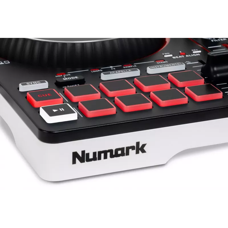 Numark Party Mix MKIII DJ-kontroller sisseehitatud kõlarite ja valgusetendusega