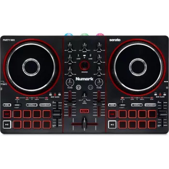 Numark Party Mix MKIII DJ-kontroller sisseehitatud kõlarite ja valgusetendusega