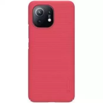 Nillkin Super Frosted Shield Tagakaas Xiaomi Mi 11 jaoks - Erkpunane