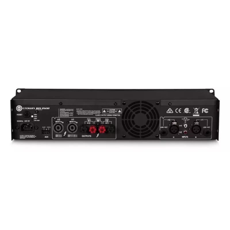 Crown XLS 2502 kahe kanaliga võimsusvõimendi DSP-ga
