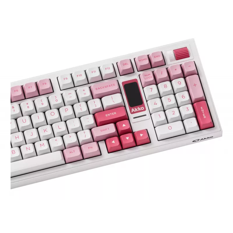 AKKO 5098B Prunus Lannesiana mehaaniline klaviatuur, 98 klahvi, kolme režiimiga, kuumsisestatav, RGB, PBT ASA klahvikatted