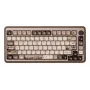 AKKO MU02 Mountain Seclusion 65% mehaaniline klaviatuur - mitmerežiimiline (Bluetooth/2.4GHz/juhtmega) Akko CS Jelly White lülitite, RGB, PBT ASA klahvikorkidega, 68 klahvi