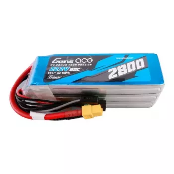 Gens ace G-Tech 2800mAh 22.2V 60C 6S1P LiPo akupakk XT60 pistikuga