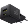 Baseus Palm 30W USB-C USB-A Laadija Must