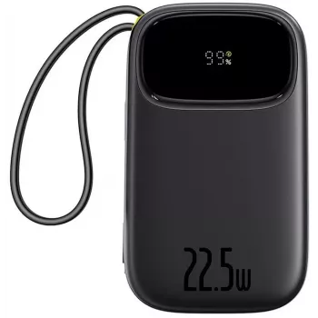 Baseus EnerFill FC31 20000 mAh 22.5W USB-C + Lightning Power Bank Must