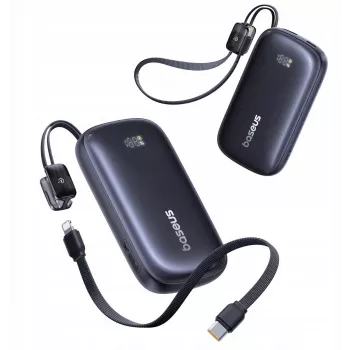 Baseus EnerFill FC21 QPow3 Ultra 10000 mAh 22.5W Power Bank Must