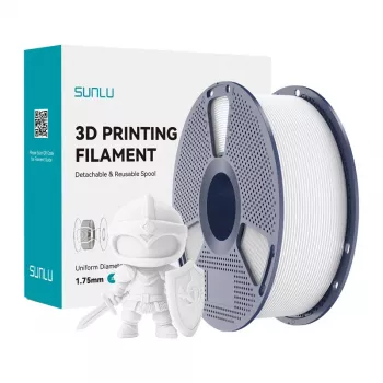 SUNLU PLA+ Filament 1.75mm White 1kg