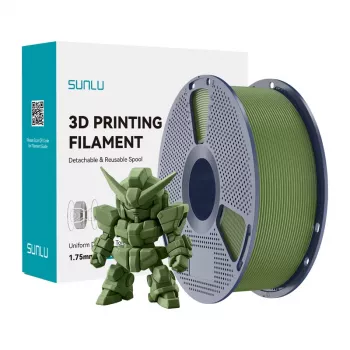 SUNLU PLA+ 2.0 Filament (Oliivroheline) 1.75mm 1kg