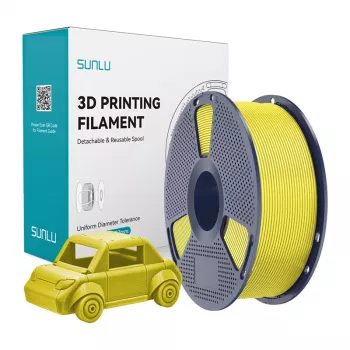 SUNLU PETG Filament 1.75 mm Kollane 1 kg