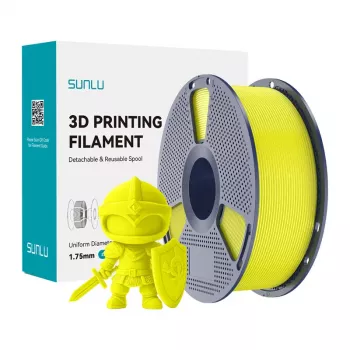 SUNLU PLA+ Filament 1.75mm Kollane 1kg