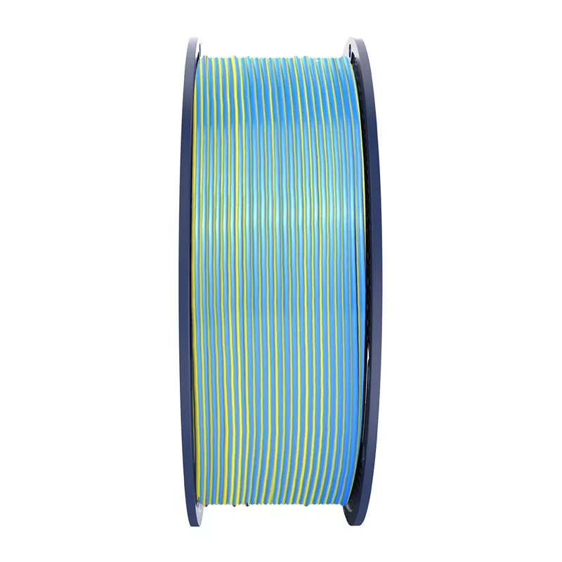 SUNLU PLA+ Silk Forth-Color Filament 1.75mm Blue-Purple-Orange-Yellow Gradient 1kg