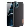 Dux Ducis Fino ümbris Apple iPhone 12 Pro Maxile, nailonmaterjal, must