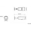Hikvision DS-2CD2T83G2-2LI(2.8mm) 8MP AcuSense Bullet IP-kaamera kahe valgusega