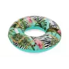 Bestway Swimming Ring 114 cm (45 inches) - Multicolour Transparent Graphic Print