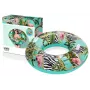 Bestway Swimming Ring 114 cm (45 inches) - Multicolour Transparent Graphic Print