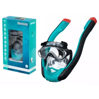Bestway 24058 Täisnäo-snorgeldusmask L/XL Must/Sinine