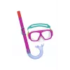 Bestway sukeldumiskomplekt mask, snorkel, uimed roosa 25019