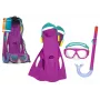 Bestway sukeldumiskomplekt mask, snorkel, uimed roosa 25019