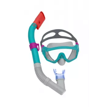 Bestway sukeldumiskomplekt mask, snorkel, uimed sinine 25020