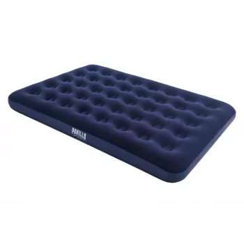 Bestway Õhkmadrats 191 x 137 x 22 cm Kahekordne Flockitud Pealispinnaga Poolitala Sinine/Hall 67002