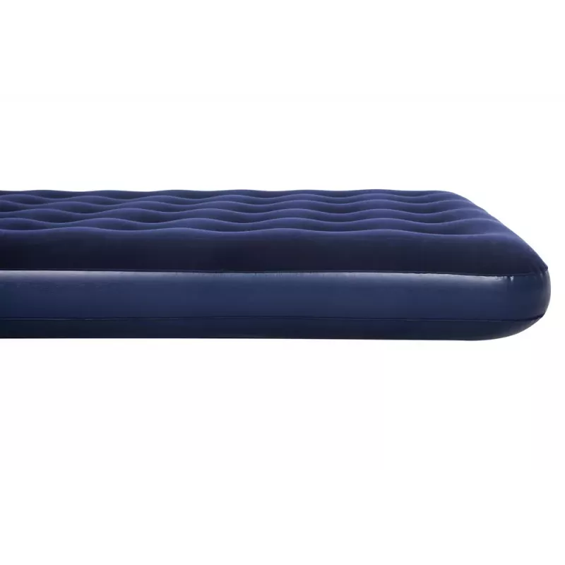 Bestway Õhkmadrats 191 x 137 x 22 cm Kahekordne Flockitud Pealispinnaga Poolitala Sinine/Hall 67002