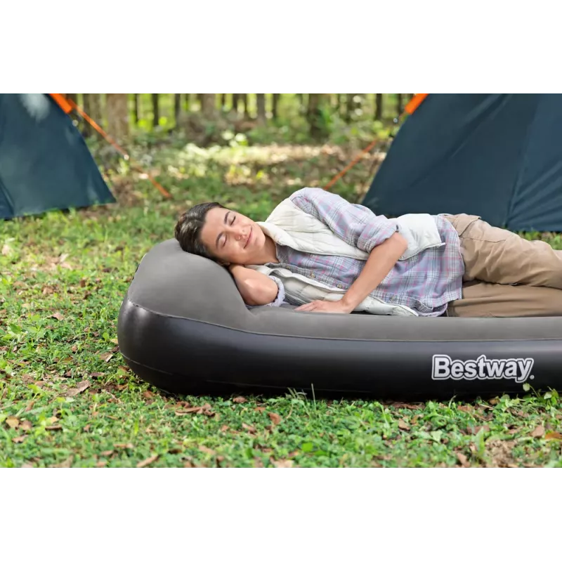 Bestway Tritech Täispuhutav Õhkmadrats 99 x 188 x 30 cm Üksik Hall Sisseehitatud Elektrilise Pumbaga