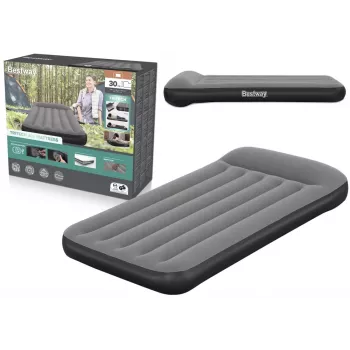 Bestway Tritech Täispuhutav Õhkmadrats 99 x 188 x 30 cm Üksik Hall Sisseehitatud Elektrilise Pumbaga