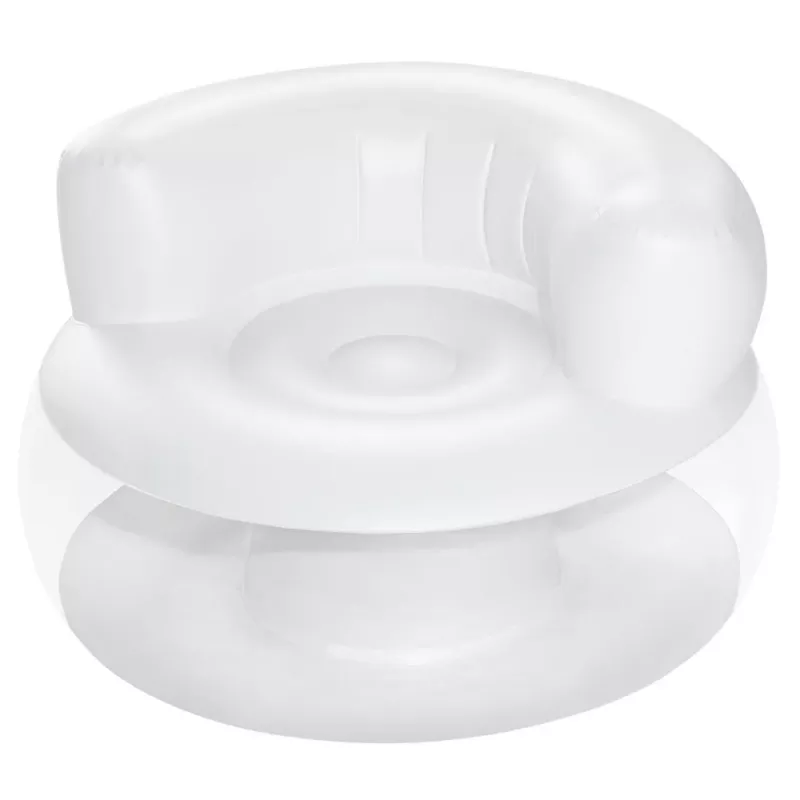 Bestway 75138 Inflatable Chair Comfy Lounge White 112x112x70 cm