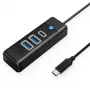 ORICO USB-C to 2x USB 3.0 + USB-C Hub, 5 Gbps, 0.15m, Must