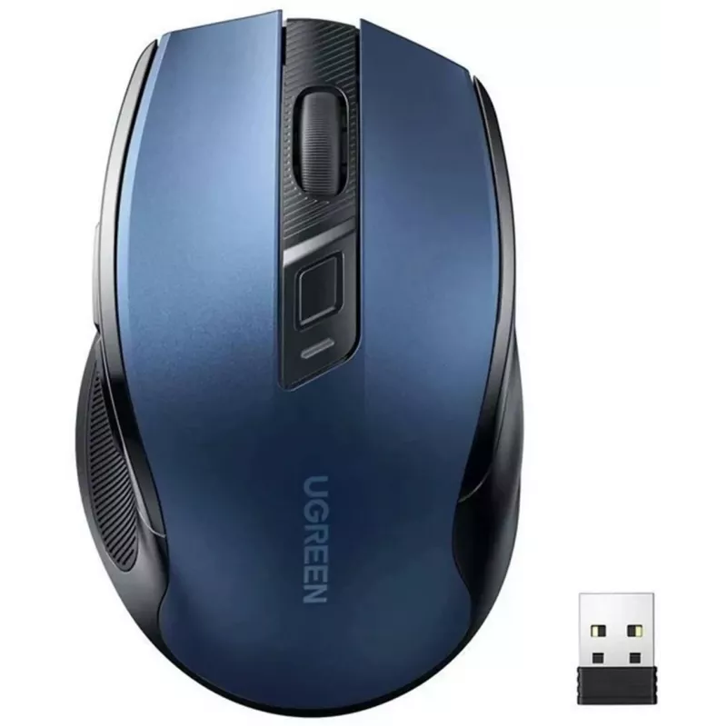 Ugreen MU006 Wireless Optical Mouse 2.4GHz / Bluetooth 5.0 4000 DPI - Sinine
