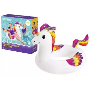 Bestway Inflatable Unicorn Swimming Ring 119 x 91 cm