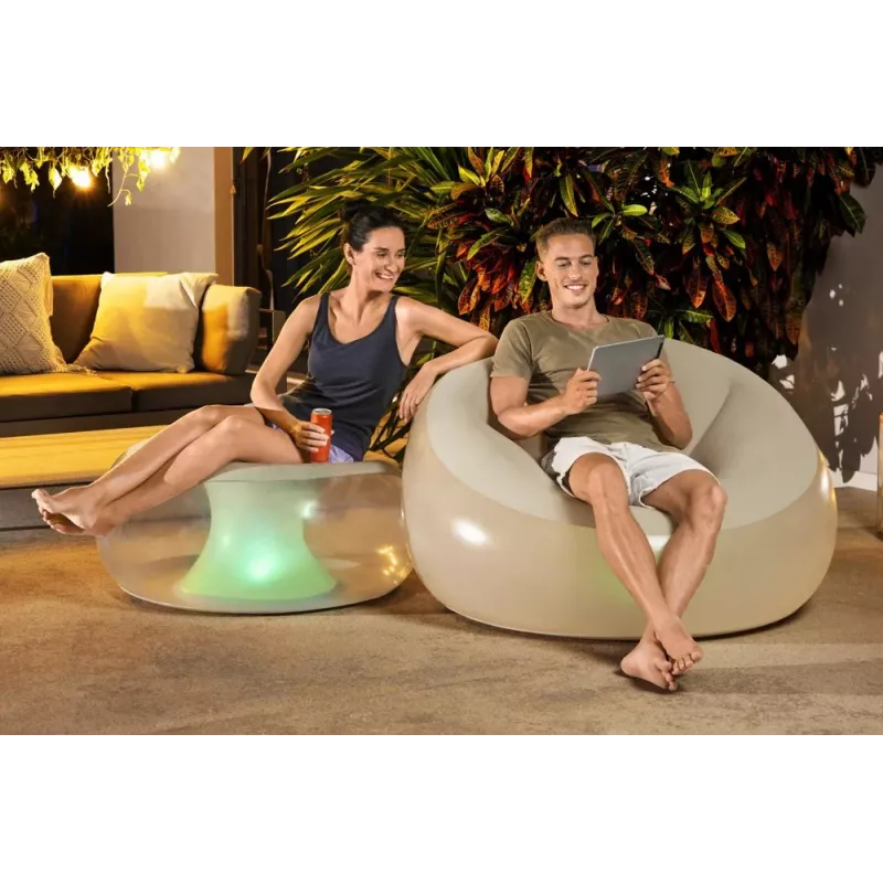 Bestway 75086 Inflatable Illuminated Armchair 102 x 97 x 71 cm
