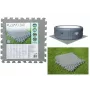 Bestway Flowclear Vahustusmatt Basseinile 50 x 50 cm 8-pakk Sinine