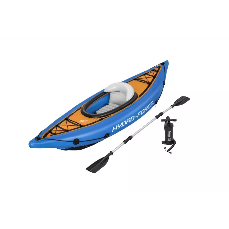 Bestway Hydro-Force Kayak 275 x 81 cm Inflatable Kayak with Aluminum Paddle and Hand Pump