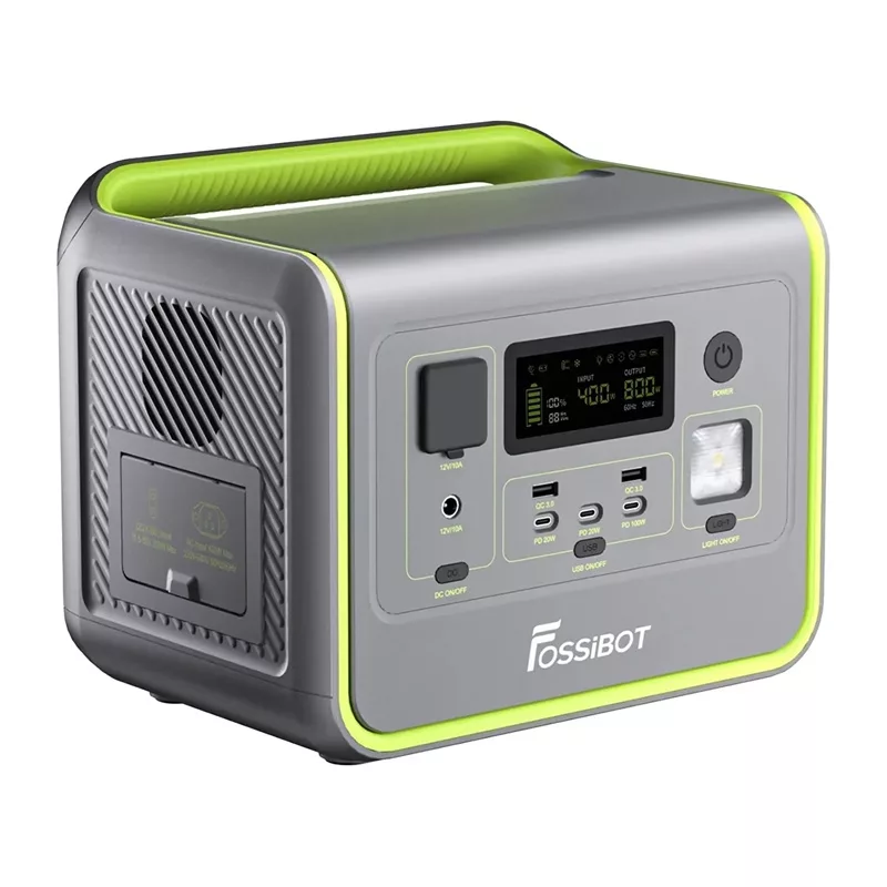 FOSSIBOT F800 800W Portable Power Station (Green)