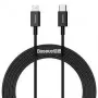 Baseus Cafule Series USB-C to Lightning kaabel 2m Must CATLYS-C01